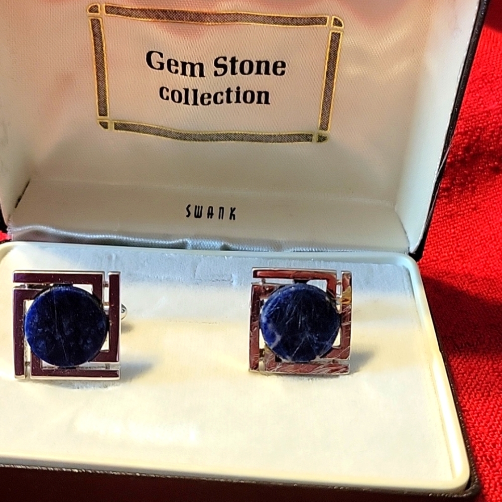 Gem Stone Cufflinks - image 1